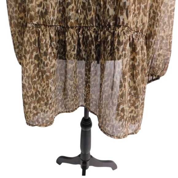 Anthropologie Leopard Print Tunic - Picture 7 of 7